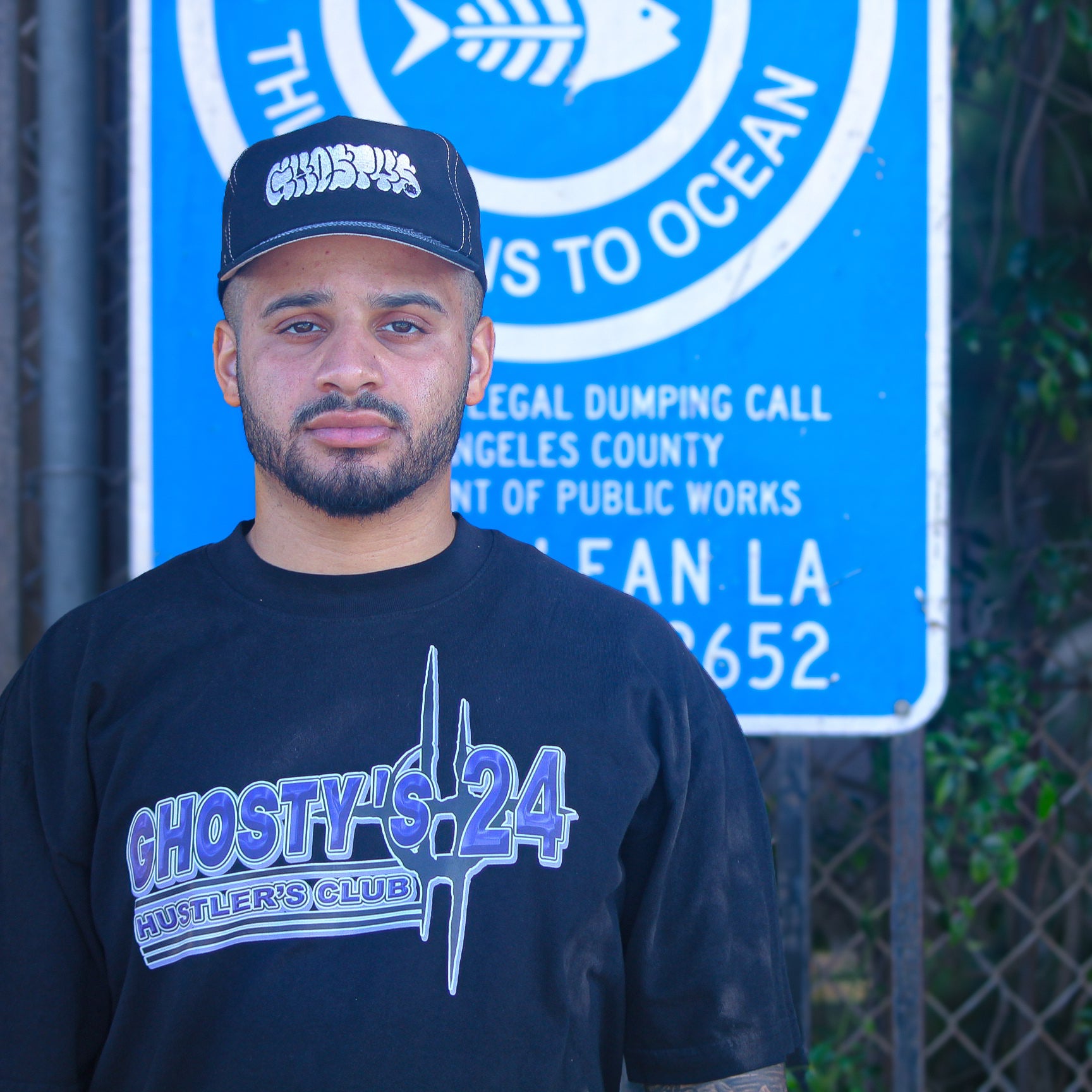 HUSTLER'S CLUB TEE (BLACK)